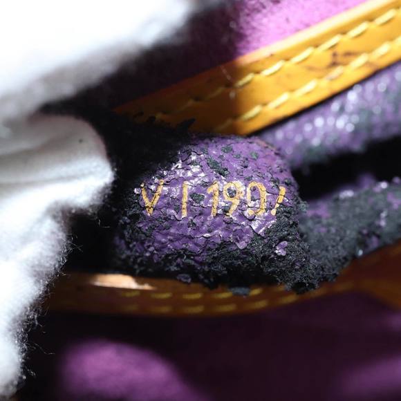 LOUIS VUITTON Epi Mabillon Backpack Yellow M52239 LV Auth 83123 - Picture 12 of 16